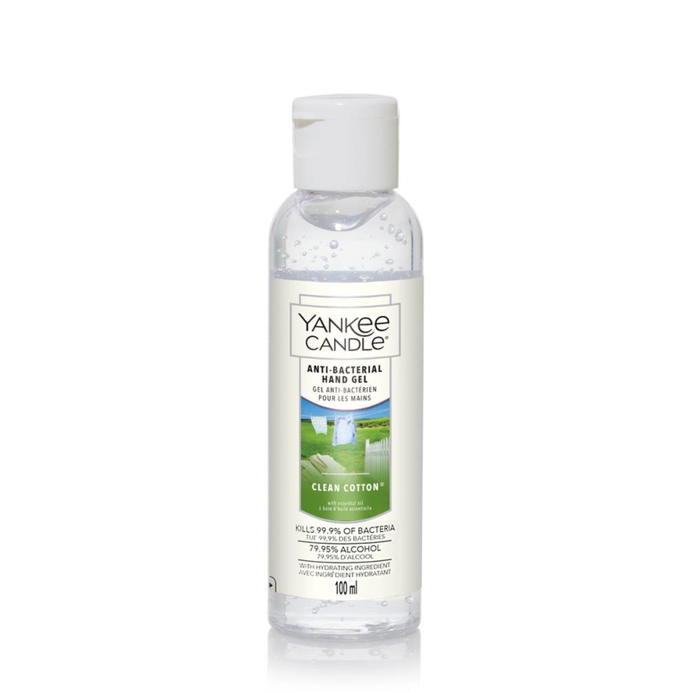 Yankee Candle Clean Cotton Anti-Bacterial Hand Sanitiser Gel 100ml £3.59